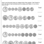 10 2Nd Grade Counting Change Worksheet Grade Money Math