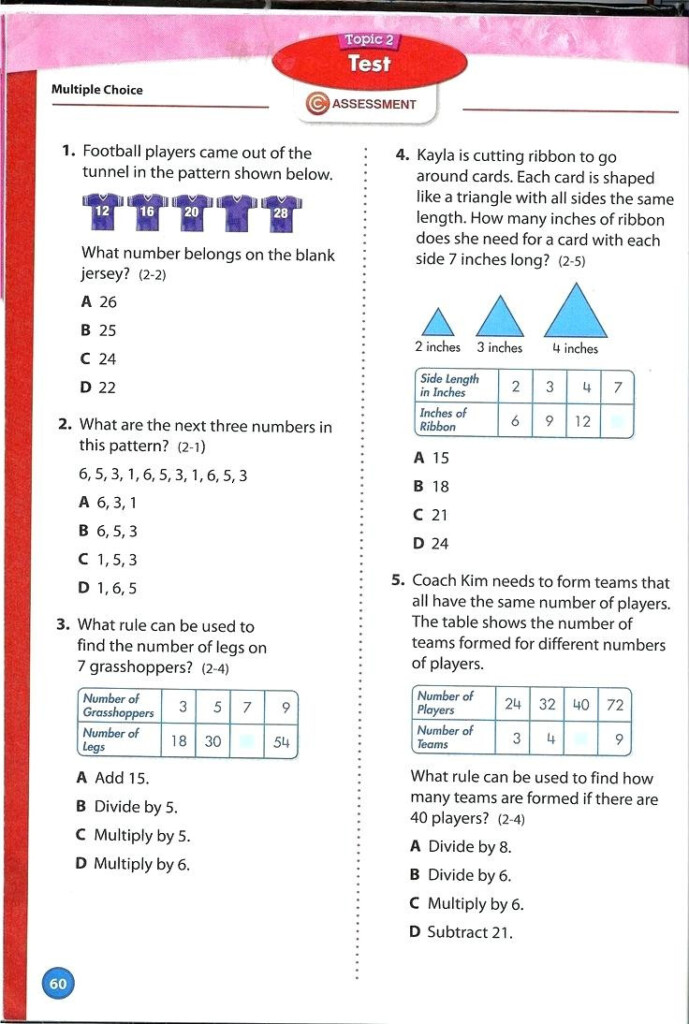 20 Envision Math 2nd Grade Worksheets Worksheet From Home