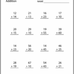 22 Addition Worksheets 2nd ESL Worksheets Kids