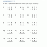 2nd Grade Math Regrouping Worksheets Pdf Diy Worksheet Addition And