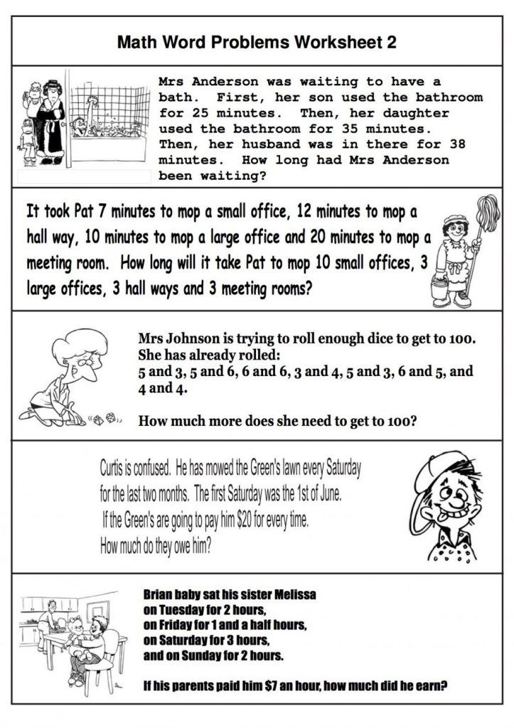 2nd Grade Math Word Problems Best Coloring Pages For Kids Math Word 