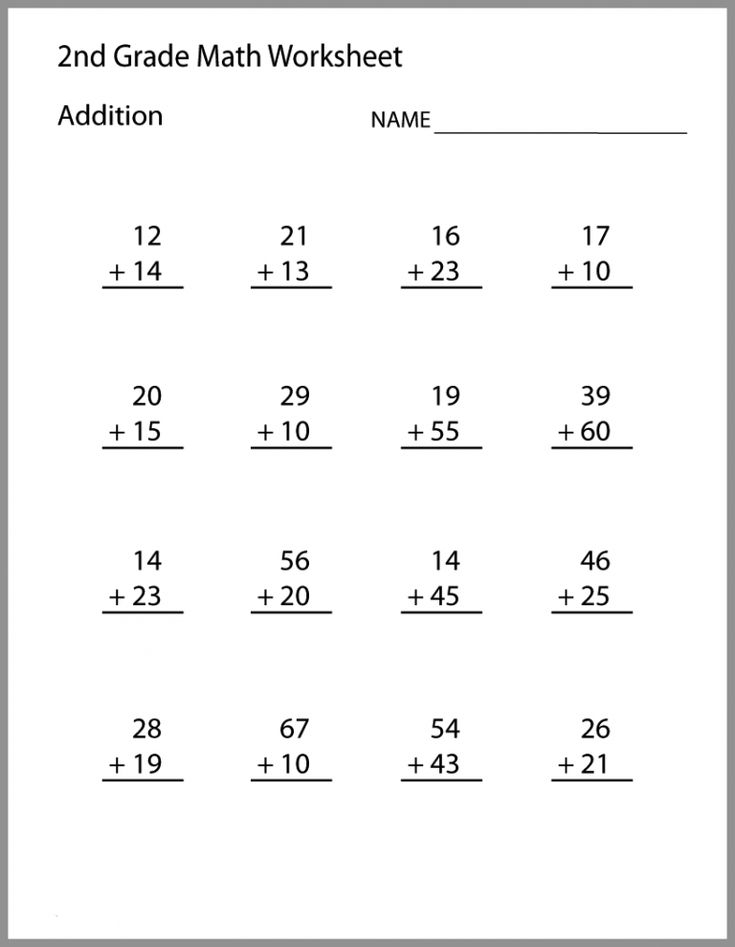 2nd Grade Math Worksheets Best Coloring Pages For Kids 2nd Grade