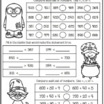 2nd Grade Math Worksheets Best Coloring Pages For Kids Christmas