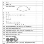 2nd grade mental math a1 gif 1000 1294 2nd Grade Math Worksheets