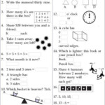 2nd Grade Mental Math Worksheets 2nd Grade Mental Math Worksheets