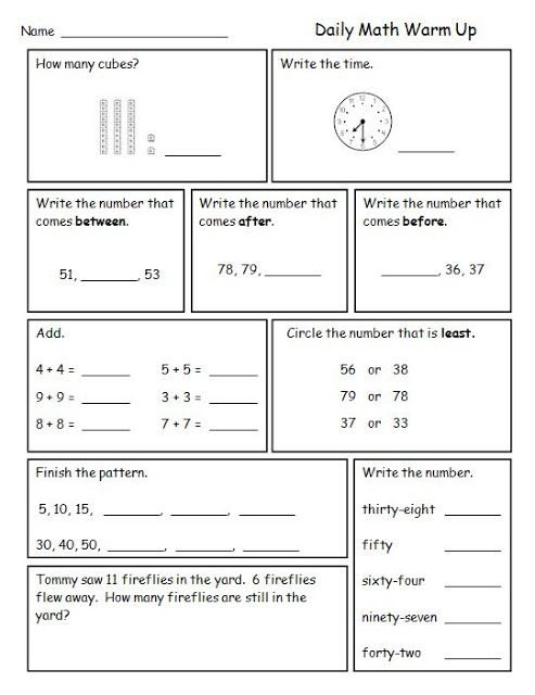2nd Grade Morning Work Worksheets For The Greater Column Photographs