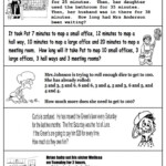 2nd Grade Time Math Worksheets Word Problems Time Worksheets