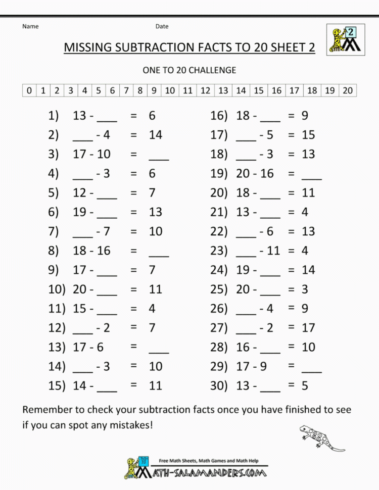 4 Free Math Worksheets Second Grade 2 Addition Add In Columns Missing 