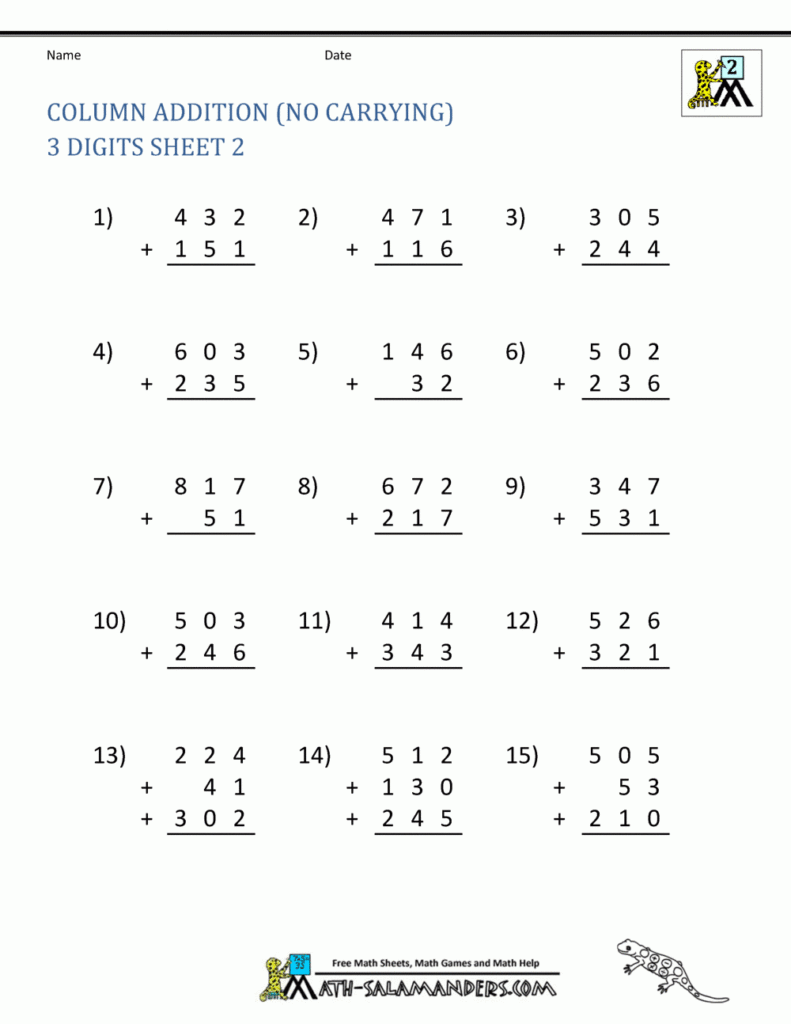 5 Free Math Worksheets Second Grade 2 Word Problems Amp 2nd Grade 