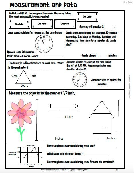 6th Grade Standardized Test Practice Worksheets Worksheets Master