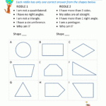 8 2nd Grade 2d Shapes Worksheets Shapes Worksheets 2nd Second Grade