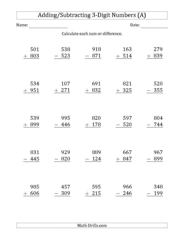 9 2Nd Grade Mixed Math Review Worksheet Math Printable sheets 