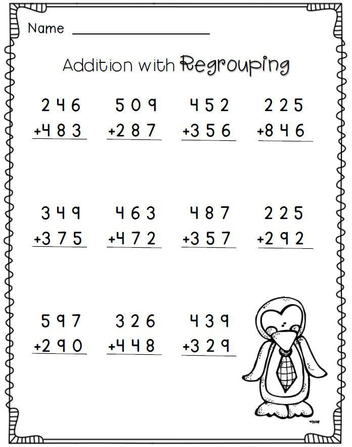 Addition Regrouping Worksheet Worksheet24