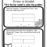 Bar Models Worksheets 2nd Grade Word Problems Math Practice