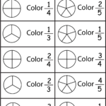 Color The Fraction 4 Worksheets 2nd Grade Math Worksheets 2nd