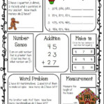 Daily Practice For Second Grade December Second Grade Math Math