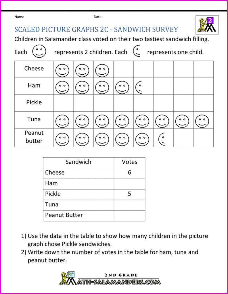 Data Handling Workbook Maths Worksheets Grade 2 Key2practice Data 