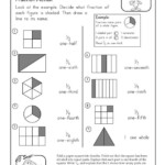 Fraction Action 2nd Grade Math Worksheets JumpStart 2nd Grade