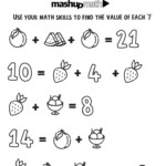 Free Math Coloring Worksheets For 5th And 6th Grade Mashup Math
