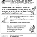 Free Math Word Problems Six Worksheets Each One Contains 5 Basic