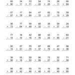 Free Math Worksheets And Printouts Addition And Subtraction Practice