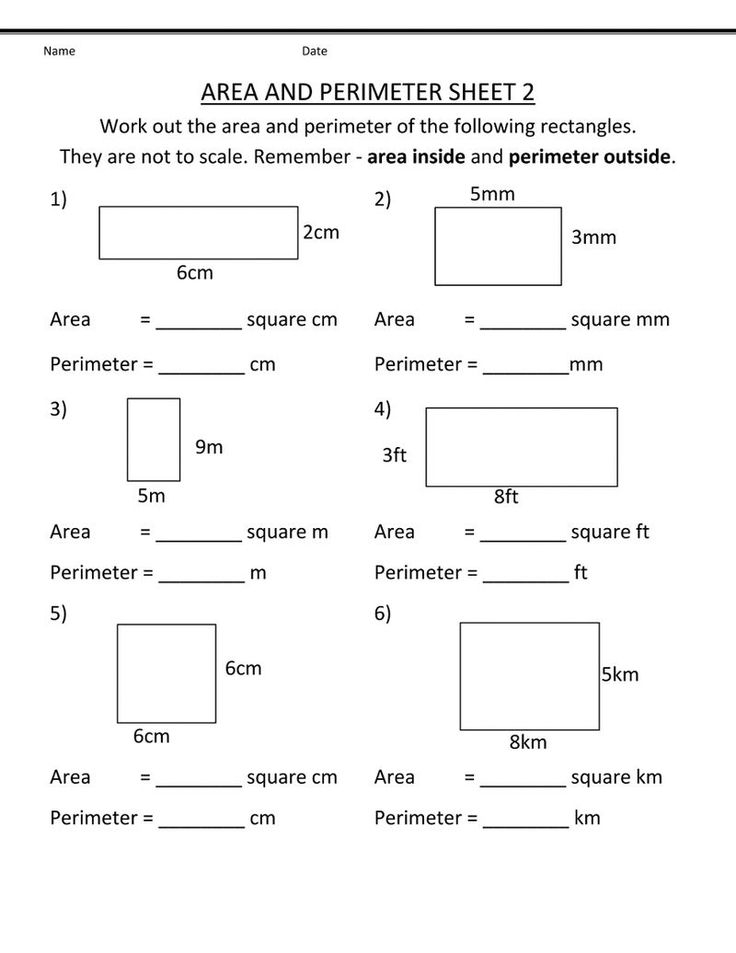 Free Printable Maths Worksheets Ks2 Area Perimeter Worksheets Maths