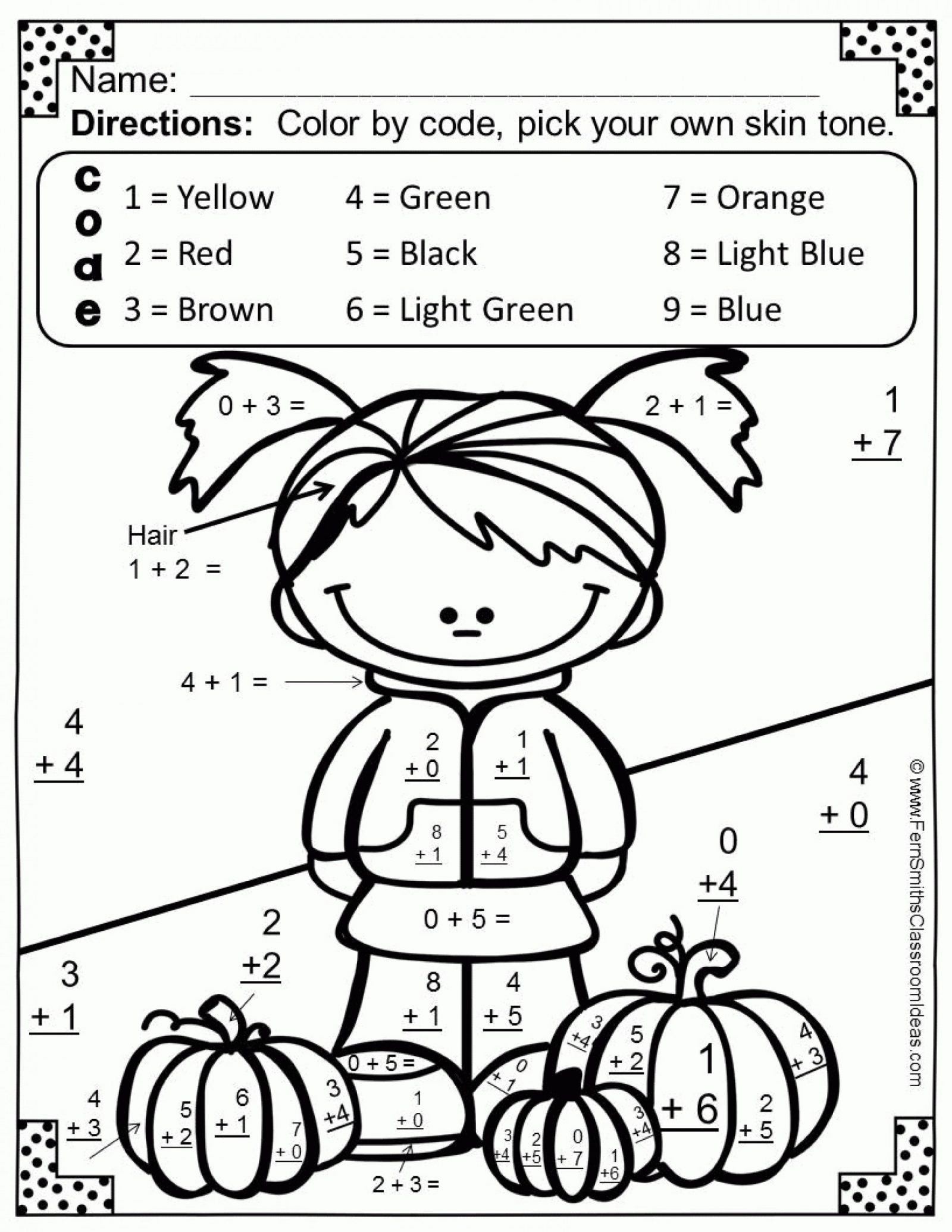 Fun Halloween Math Worksheets For 2nd Grade AlphabetWorksheetsFree