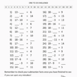 Math Worksheets Facts 2Nd Grade Printable Salamander Db excel