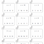 Math Worksheets For 7th Grade Pre Algebra Worksheets Algebra