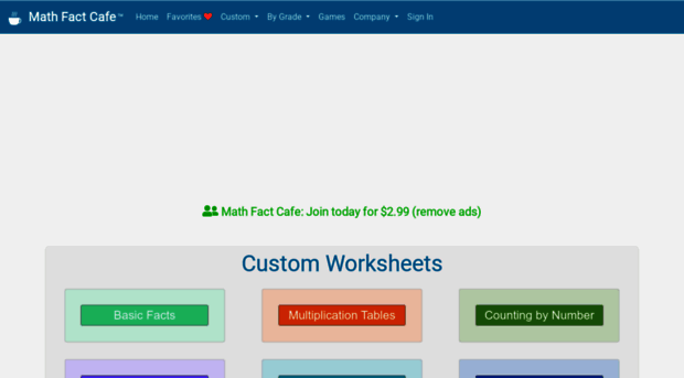 Mathfactcafe Math Fact Cafe Free Worksheets Math Fact Cafe