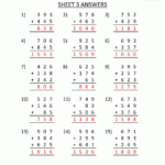 Multiplication Practice Worksheets To 5x5 Free Printable