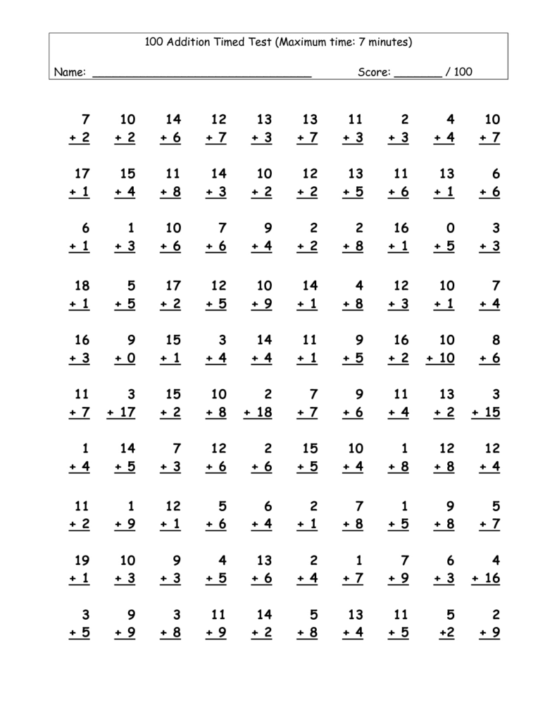 Multiplication Worksheets Excel PrintableMultiplication