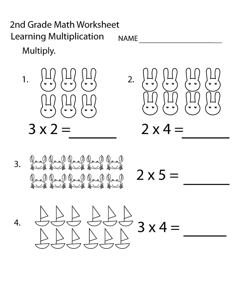 Multiplication Worksheets For Grade 2 3 20 Sheets Pdf Year 234 Free 