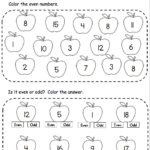 Odd And Even Numbers Worksheets 2nd Grade Math Worksheets Number Pin