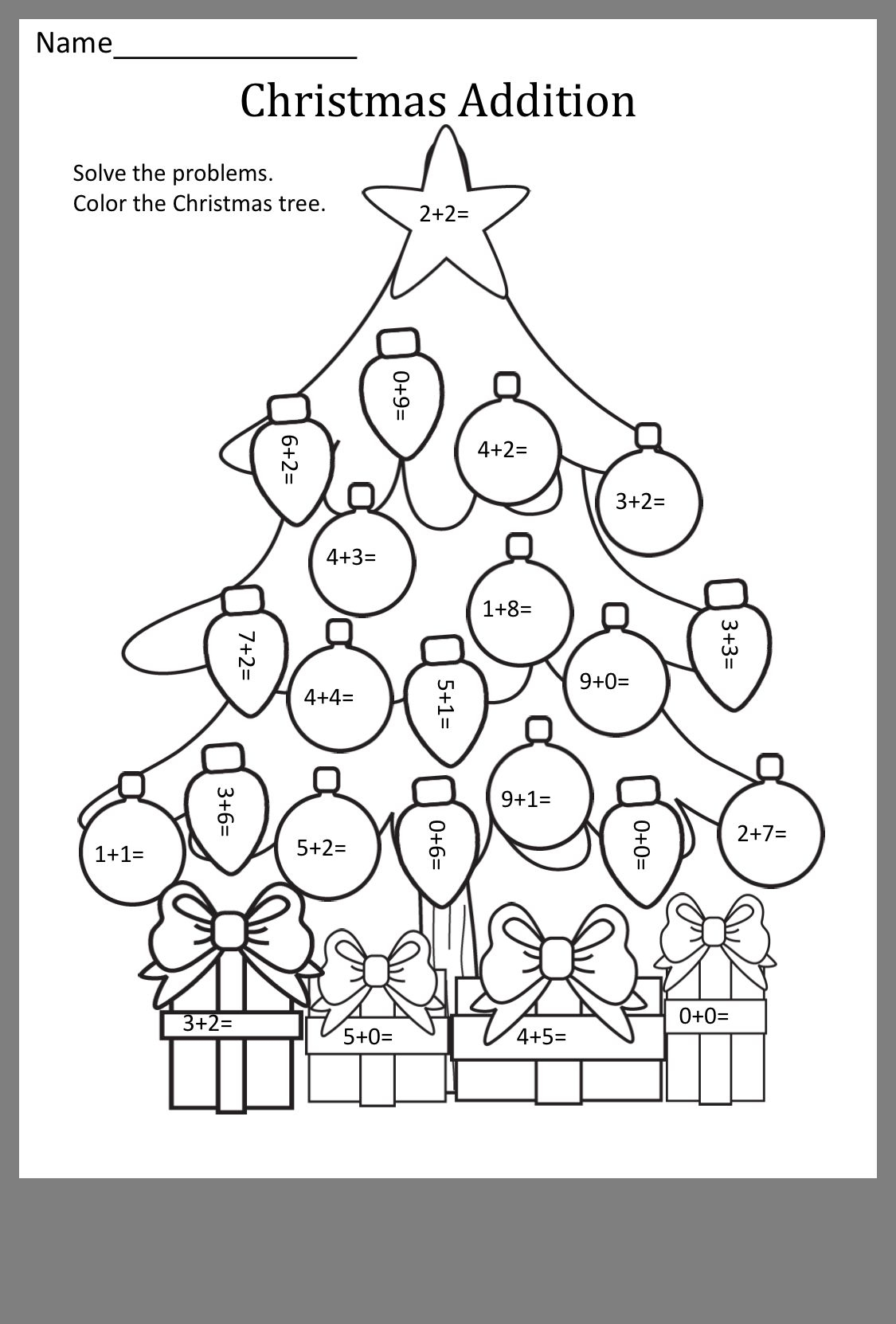 Free Printable Christmas Math Worksheets 2nd Grade 2nd Grade Math Worksheets