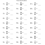 Simplify Fractions Worksheets 99Worksheets