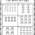 Smiling And Shining In Second Grade Halloween Arrays Math Classroom