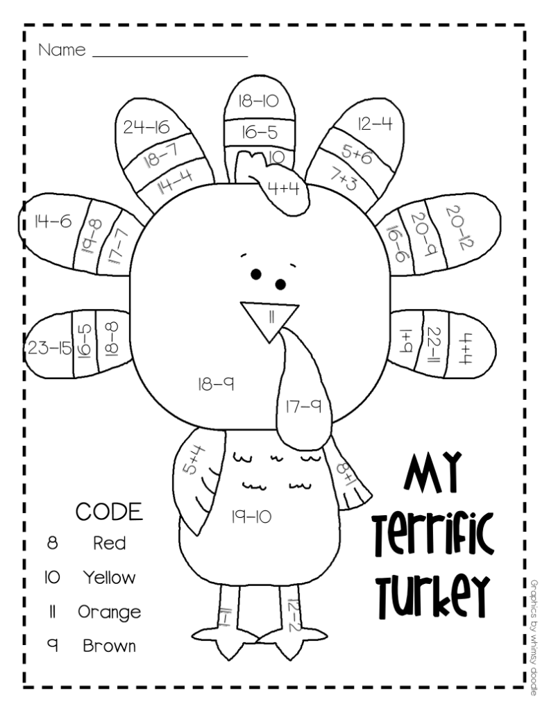 Thanksgiving Math Activities For Students