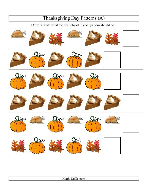 Thanksgiving Picture Patterns With Shape Attribute All Thanksgiving 