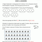 Understand Division As Grouping Sheet 2 Answers Basic Math Worksheets