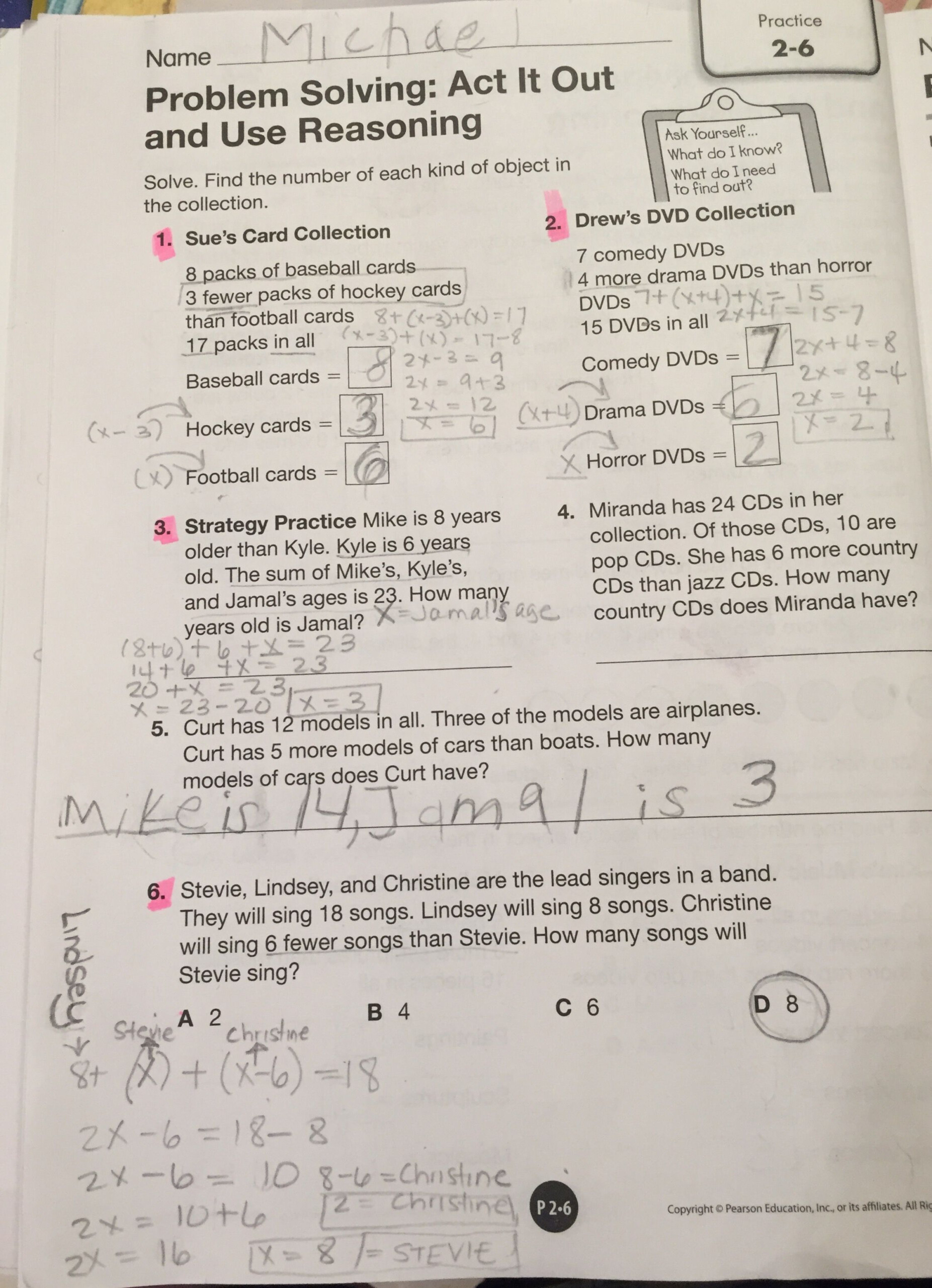 1 Step And 2 Step Equations Worksheets