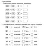 10 Expanded Form Math Worksheets