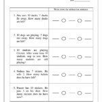 10 Free Printable 2nd Grade Math Worksheets Word Problems 1st Grade