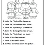 10 Thanksgiving Worksheets For Kindergarten Pdf Coo Worksheets