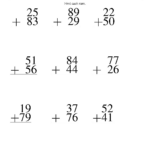 17 2 Digit Addition Without Regrouping Worksheets 2nd Grade
