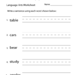 20 Language Arts Worksheets Worksheets Decoomo
