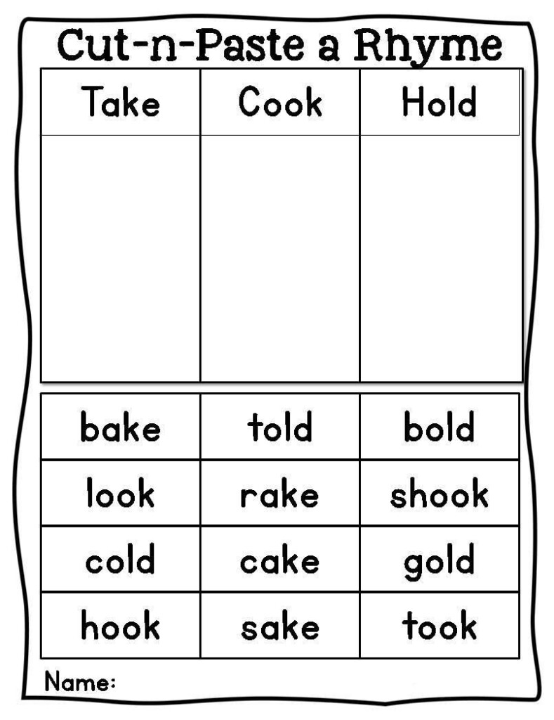 2nd Grade English Worksheets Best Coloring Pages For Kids Rhyming 