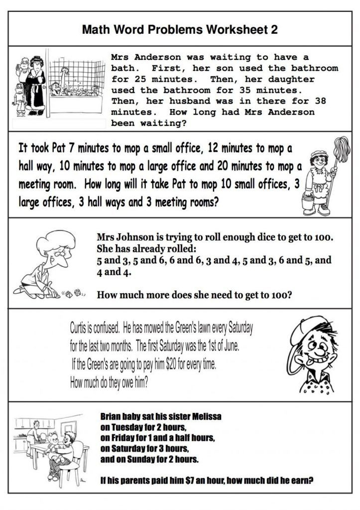 2nd Grade Math Word Problems Dibujo Para Imprimir 2nd Grade Math