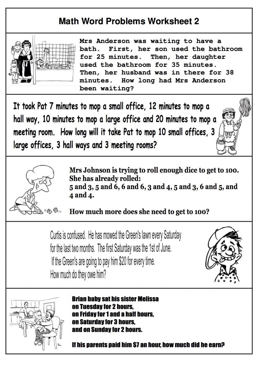 30 Two Step Word Problems Worksheet Education Template