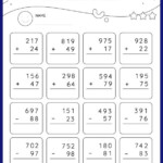 Add And Subtract 3 Digit And 2 Digit Numbers With Regrouping Vertical